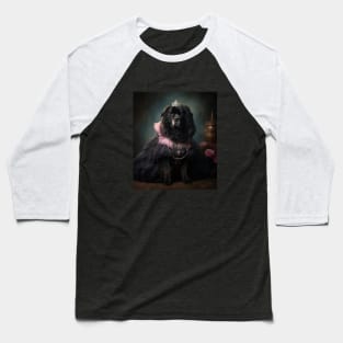 Majestic Newfoundland - Medieval Princess Baseball T-Shirt